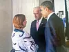 Elin møtte Barack Obama og Joe Biden, da de kom for å signere sørgeprotokoll ved den norske ambassaden i USA etter 22. Juli angrepene på Utøya