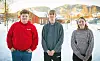 Videregående til Høsten: 10. klassingene Kittil Dørumsgaard Valen, Tor Even Risdalen og Kristina Sandstå skal velge veien videre.