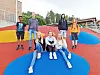Klare for ungdomskolen: Elevene Thomas Michael (f.v.), Johannes Vibeto, Marlene Svensson, Linn Therese, Andrea Svensson, Andreas Fritheim og Niklas Skafte Plassen er alle klare for å ta fatt på ungdomstrinnet på Holla 10-årige skole.