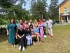 Her er 10 av 14 deltakere sammen med kursledere/faglærere Wenche Børresen og Anne Brita Tobro (til venstre).