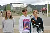 Ungdommen i Lunde kjeder seg, sier Tuva Nordheim (12), Kryspin Sobolewski (13) og Ken-Brian Eriksen (13).