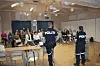 Representanter fra Politiets forebyggende enhet var invitert til Lunde 10-årige onsdag kveld.
