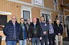 NYTT STYRE: Fra venstre: Ole Martin Gulliksen, Bjørn Werner Nilsen, Øystein Haugen, Gunleik Aspheim (ny styreleder), Ivar Fæhn Nilsen, Rune Vibeto og Ole Moen. Mari Røland Halvorsen var ikke tilstede.
