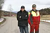 IKKE ÉN METER: – Det spiller ikke så stor rolle for oss hvilke kriterier som legges til grunn. Vi vil uansett ikke privatisere en eneste meter av den kommunale vegen, sier Magnus Hartveit og Ole Terje Sannes i Nome Sp.