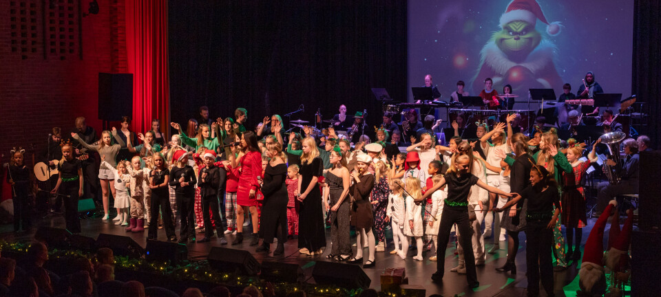 Sjarmerende juleshow fra kulturskolen og korpset