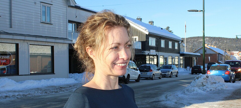 Linda konstaterer at det blåser en positiv vind i Lunde sentrum