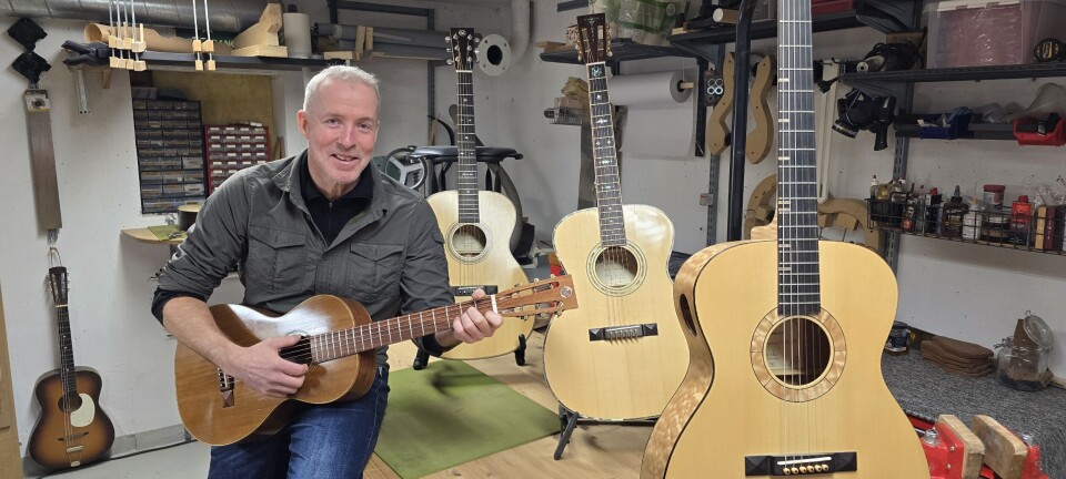 Morten kan ikke spille gitar - men han kan lage dem