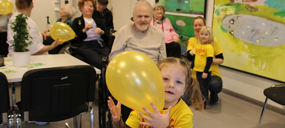 Livlige småtasser skapte livsglede på sjukeheimen