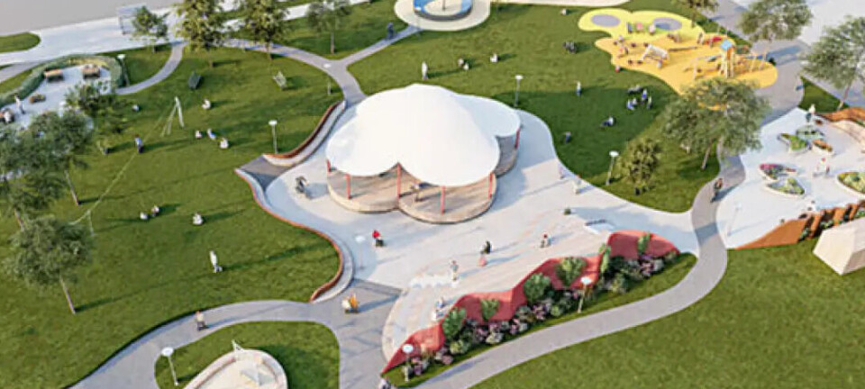 Ikke denne sommeren: Paviljongen lar vente på seg