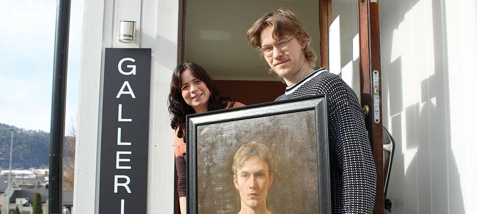 Espen stiller ut i Galleri Veronica. – Fint å vise seg fram på hjemmebane