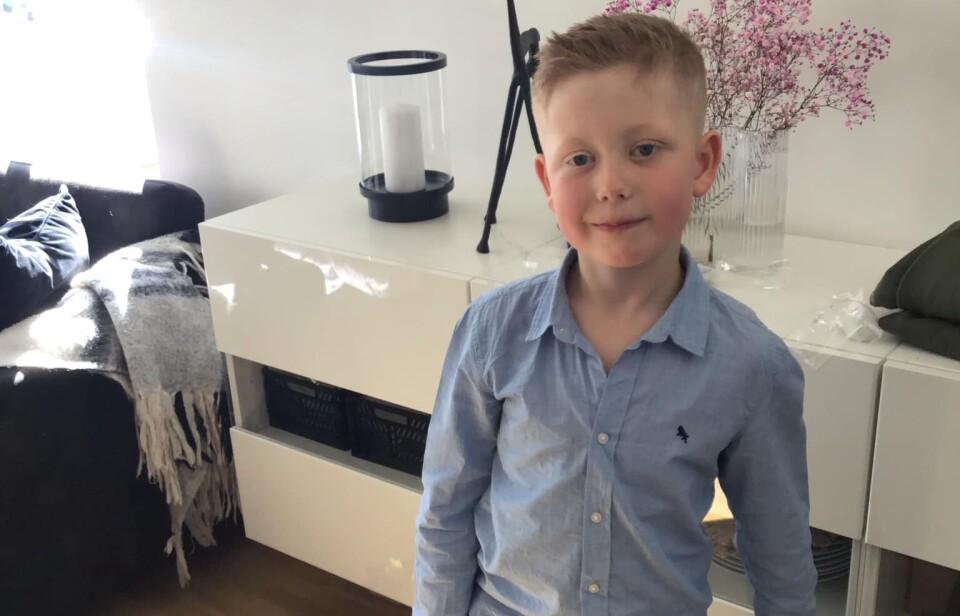 Fredrik 8 år