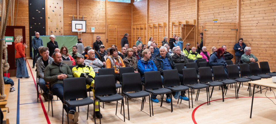 Det ble høy temperatur i denne salen tirsdag kveld