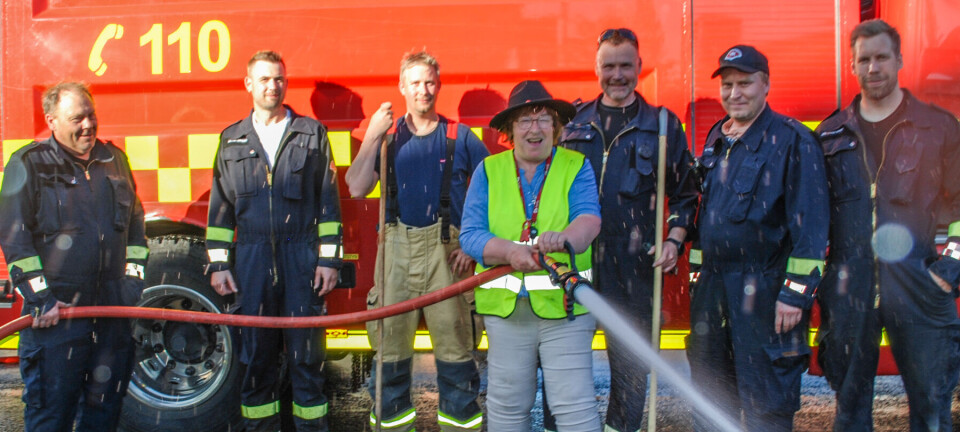 Lunde pyntes til 17. mai med felles dugnadsinnsats