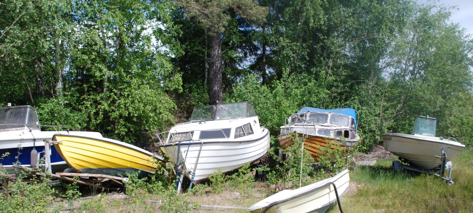Forlatte båter vekker reaksjoner