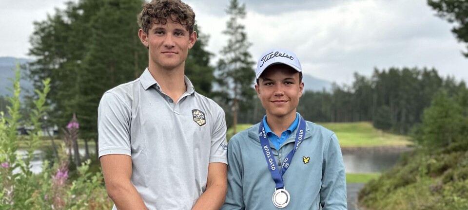 Leo og Sander briljerte i juniorturnering: – Golf har vært en stor del av livet mitt