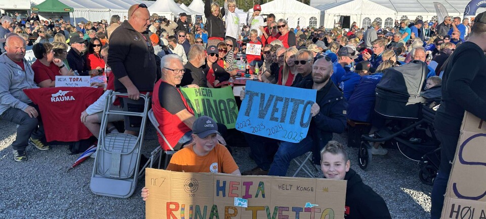 Klare for å heie fram Runar på Kongelaget