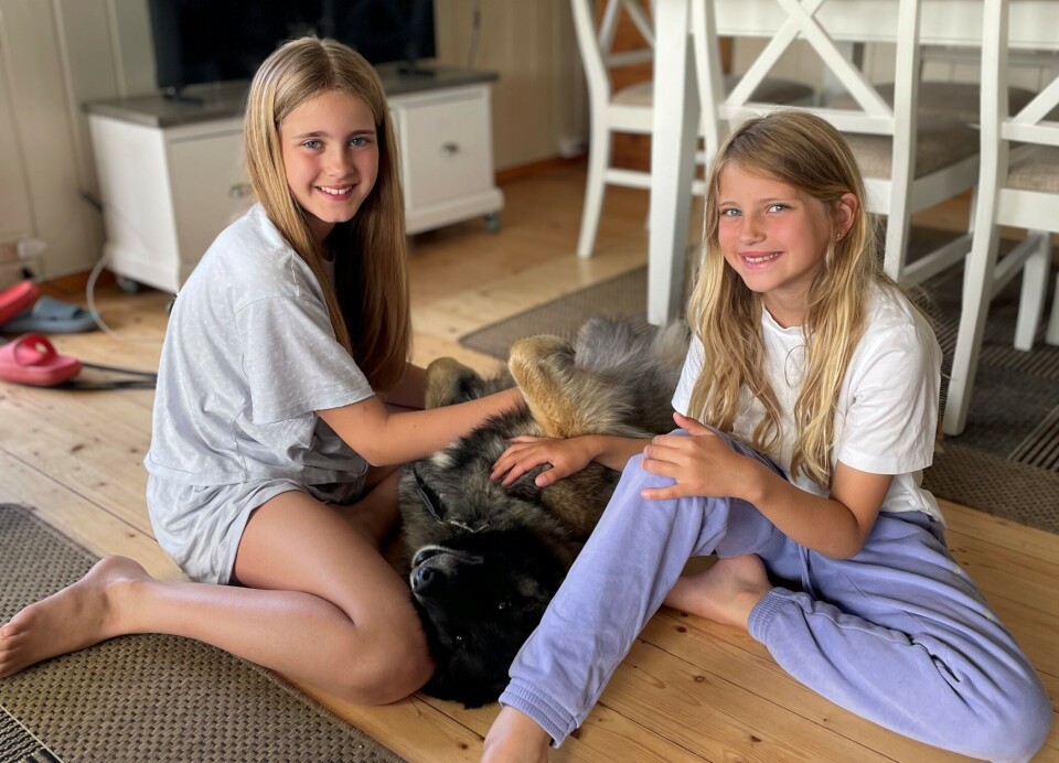 Leah 12 år og Vilje 9 år