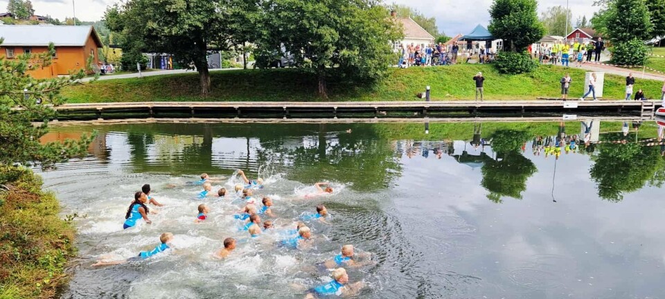 164 triatleter i sving - rekord for konkurransen