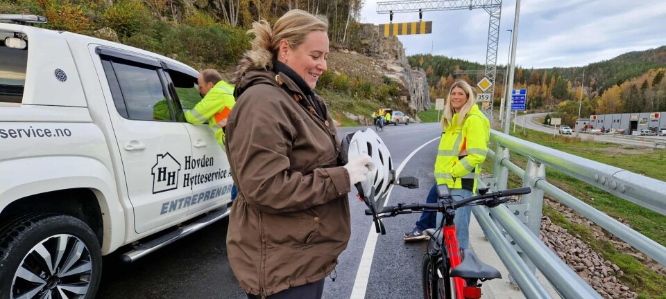 Bli med Kanalen på sykkeltur langs den nye veien